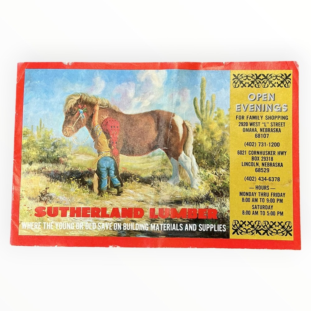 Vintage Sutherland Lumber Catalog Omaha Lincoln Nebraska Building Supply